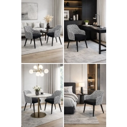 PRODUCENT Krzesło DELUXE KR-9 Tkanina Fendy 01